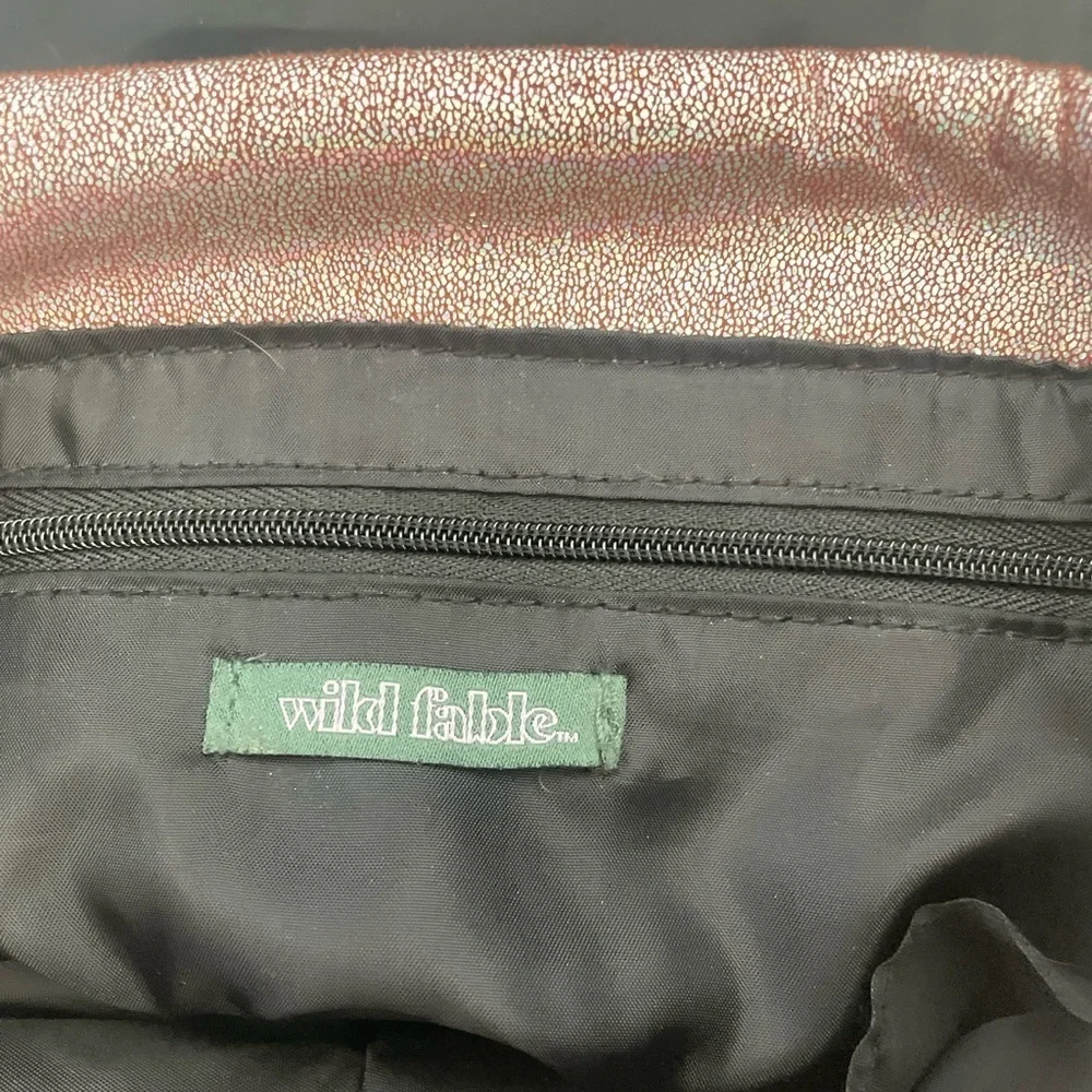 Wild Fable mini backpack sparkly iridescent pink NWOT